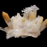 Quartz and Halloysite<br />Cabiche, Quípama, Boyacá Department, Colombia<br />140 mm x 90 mm x 60 mm<br /> (Author: Dany Mabillard)