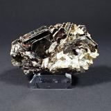 Pyrrhotite, Quartz<br />Stan Trg (Stan Terg, Stari Trg) Mine, Trepča Complex, Trepča Valley, Kosovska Mitrovica, Kosovska Mitrovica District, Kosovo<br />76 mm x 45 mm x 50 mm<br /> (Author: Don Lum)
