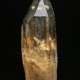 Quartz (variety smoky quartz)<br />Saline Valley, Inyo County, California, USA<br />11.5 x 3.9 cm<br /> (Author: am mizunaka)
