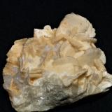 Calcite with Quartz<br />Stanleigh Mine, Elliot Lake area, Gunterman Township, Algoma District, Ontario, Canada<br />6x5x2 cm''s<br /> (Author: Joseph DOliveira)