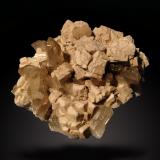 Orthoclase and Quartz<br />Los Taberneros Quarry, (La Cabrera pluton), Los Taberneros, El Berrueco, Comarca Sierra Norte, Community of Madrid, Spain<br />113 mm x 94 mm x 47 mm<br /> (Author: Firmo Espinar)