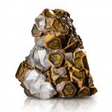 Siderita con CuarzoWheal Maudlin, Lostwithiel, Distrito St Austell, Cornwall, Inglaterra / Reino Unido7 x 3 x 7.5 cm / cristal principal: 1.6 cm (Autor: Museo MIM)