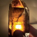 Quartz<br />Araçuaí, Jequitinhonha, Minas Gerais, Brazil<br />Crystal size 13 cm<br /> (Author: Tobi)