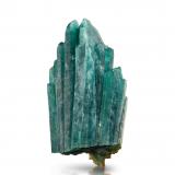 Grandidierite<br />Grandidierite deposit, Tranomaro Commune, Tranomaro-Maromby area, Amboasary District, Anosy Region, Madagascar<br />3.5 x 4 x 7 cm<br /> (Author: MIM Museum)