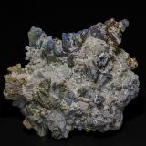 Chalcopyrite, Quartz<br />Arakawa Mine (Kyowa-Arakawa), Daisen City, Akita Prefecture, Tohoku Region, Honshu Island, Japan<br />11.8 x 12.5 cm<br /> (Author: am mizunaka)