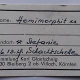 Hemimorphite, DolomiteStefanie Mine, Bleiberg mining area, Bad Bleiberg, Villach-Land District, Carinthia/Kärnten, Austria4 x 3,5 cm (Author: Volkmar Stingl)
