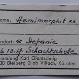Hemimorphite, DolomiteMina Stefanie, Zona minera Bleiberg, Bad Bleiberg, Distrito Villach-Land, Carintia/Kärnten, Austria4 x 3,5 cm (Author: Volkmar Stingl)