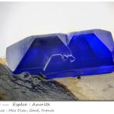 Azurite<br />Mas Dieu, Mercoirol, Alès, Gard, Occitanie, France<br />fov 2.40 mm<br /> (Author: ploum)