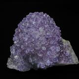 Quartz (variety amethyst)<br />Guanajuato, Municipio Guanajuato, Mexico<br />9.0 x 7.4 cm<br /> (Author: am mizunaka)