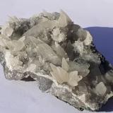 Calcite, Quartz, Celadonite<br />Iraí, Alto Uruguai region, Rio Grande do Sul, Brazil<br />10 x 5 cm<br /> (Author: Volkmar Stingl)
