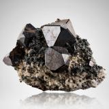 Cafarsite<br />Wannigletscher, Scherbadung (Monte Cervandone), Kriegalp Valley, Binn Valley (Binntal), Wallis (Valais), Switzerland<br />5 x 3.5 x 1.5 cm / main crystal: 1.5 cm<br /> (Author: MIM Museum)