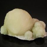 Gyrolite<br />Malad Quarry, Malad, Mumbai (Bombay), Mumbai District (Bombay District), Maharashtra, India<br />4.4 x 3.1 x 1.9 cm<br /> (Author: Michael Shaw)