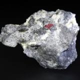 Cinabrio<br />Mina Escarlati, Puerto de las Señales, Maraña, Comarca Montaña Oriental, León, Castilla y León, España<br />7 x 6 cm.<br /> (Autor: Antonio P. López)