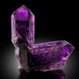 Quartz (variety amethyst)<br />Goboboseb Mountains, Brandberg area, Erongo Region, Namibia<br />27 x 9 x 18 cm / main crystal: 20.0 cm<br /> (Author: MIM Museum)