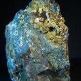 WulfenitaCarboneros, Comarca Sierra Morena, Jaén, Andalucía, España4 x 7 cm. (Autor: Felipe Abolafia)