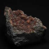 Rhodochrosite, Quartz (variety chalcedony)Mina N'chwaning I, Zona minera N'Chwaning, Kuruman, Kalahari manganese field (KMF), Provincia Septentrional del Cabo, Sudáfrica9.0 x 5.8 cm (Author: am mizunaka)