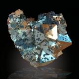 Pyrite and Sphalerite<br />Huanzala Mine, Huallanca District, Dos de Mayo Province, Huánuco Department, Peru<br />77 mm x 55 mm x 37 mm<br /> (Author: Firmo Espinar)