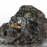 Greenockite<br />Bishopton tunnel, Bishopton, Renfrewshire, Scotland / United Kingdom<br />5.5 x 5 x 3 cm / main crystal: 0.8 cm<br /> (Author: MIM Museum)