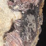 Hübnerite<br />Adams Mine, Cement Creek, Silverton, Eureka District, San Juan County, Colorado, USA<br />86 mm X 78 mm X 50 mm<br /> (Author: Robert Seitz)