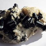 Tourmaline (variety Schorl)<br />Shigar District, Gilgit-Baltistan (Northern Areas), Pakistan<br />4,5 x 3,5 cm<br /> (Author: Volkmar Stingl)