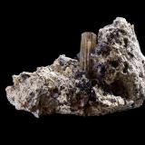 Tuscanite with Spinel<br />Fosso la Nova, Farnese, Viterbo Province, Lazio, Italy<br /><br /> (Author: MIM Museum)