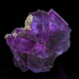 Fluorite, BariteLos Cobayos Quarry (La Paredona), Berbes mining area, Los Cobayos, Berbes, Ribadesella, Comarca Oriente, Principality of Asturias (Asturias), Spain8.9 x 7.3 cm (Author: am mizunaka)