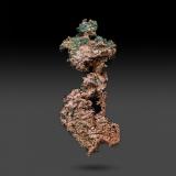 Copper<br />Keweenaw Copper District, Ontonagon County, Michigan, USA<br />136.1 x 50.6 x 18 mm<br /> (Author: k-m.minerals)