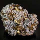 Chalcopyrite<br />Banská tiavnica (Schemnitz), Banská tiavnica District, Banská Bystrica Region, Slovak Republic<br />8.7 x 6.7 x 3.5 cm<br /> (Author: Michael Shaw)