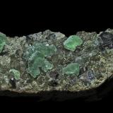 Fluorite, Cassiterite, Quartz, ApatitePiaotang Mine, Dayu, Ganzhou Prefecture, Jiangxi Province, China15.0 x 8.5 cm (Author: am mizunaka)