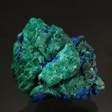 Malachite after AzuriteMount Painter, Arkaroola Wilderness Sanctuary, Northern Flinders Ranges, Flinders Ranges, South Australia, Australia2.8 x 2.3 cm (Author: Michael Shaw)