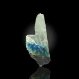 Stranskiite and Leiteite<br />Tsumeb Mine, Tsumeb, Otjikoto Region, Namibia<br />10 x 4 x 3 mm<br /> (Author: SunYi)