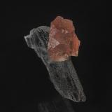 Fluorite, Quartz<br />Les Droites (north face), Mont Blanc Massif, Chamonix, Haute-Savoie, Auvergne-Rhône-Alpes, France<br />2.3 x 3.3 cm<br /> (Author: am mizunaka)