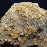 Fluorita y Celestina<br />Cantera Fuentecilla, Cabezo del Polovar, Villena, Comarca Alto Vinalopó, Alicante / Alacant, Comunidad Valenciana / Comunitat Valenciana, España<br />12 x 10 cm<br /> (Autor: Pedro Antonio)