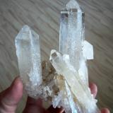 Quartz<br />Santander Department, Colombia<br />Specimen size and also largest crystal size 13 cm<br /> (Author: Tobi)