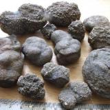 Marcasite nodules Weardale UK largest 75 x 50 mm (With lense ding top centre) (Author: nurbo)