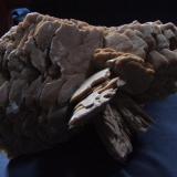 Barite Sand Rose, 350 x 250 mm, Unknown Locality, it was a birthday present from my 15 yeqr old stepson (Author: nurbo)