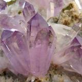 Detail view. Amethyst, Piedra Parada, Veracruz, Mexico. (Author: Montanpark)