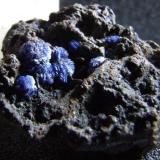 Azurite on matrix Morenci Arizona specimen size 40 x 25 mm (Author: nurbo)