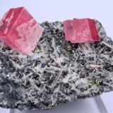 Rhodochrosite, quartz, pyrite, sphalerite, tetrahedrite
01-04 Pocket, Fluorite Raise, Sweet Home Mine, Alma, Colorado, USA
73 mm x 56 mm x 39 mm (Author: Carles Millan)