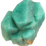 Microcline, var. amazonite, 
2.7 x 2.5 x 2.1 cm, ex-Tom Gressman (Author: Jim)