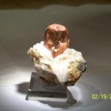 4.5 x 5 cm topaz on calcite from Katlang (Author: Jim)