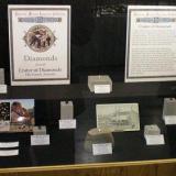 Houran special display of Arkansas diamonds at the 2008 Tucson Show (part of the official AMT exhibit) (Author: Jim)
