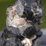 Schorl & Quartz.
Klein Spitzkoppe, Namibia
4.2cm x 4cm x 2.5cm (Author: Debbie Woolf)