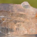 Quartz Smoky, Schorl needle inclusions & attached Topaz
Klein Spitzkoppe, Namibia.
4.2cm x 2.3cm (Author: Debbie Woolf)