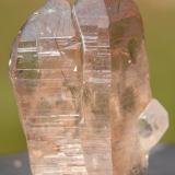 Quartz Smoky, Schorl needle inclusions & attached Topaz
Klein Spitzkoppe, Namibia.
4.2cm x 2.3cm (Author: Debbie Woolf)