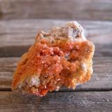 Vanadinite, Commercial Mine, Grant County, New Mexico, 2 cm (Author: Darren)