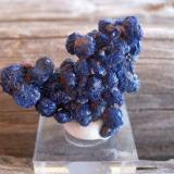 Azurite, Morenci, Arizona, about 2 cm across (Author: Darren)