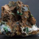 Annabergite on matrix KM3 mine Laurion Greece.45 x 38 x 34 mm (Author: nurbo)