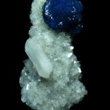 Cavansite and Stilbite
India 
7cm (Author: parfaitelumiere)