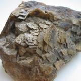 A classic locality for siderite is Lobenstein in Thuringia. This is where the shown oldtimer is from: dark brown crystals with some pyrite scattered on. (Author: Andreas Gerstenberg)